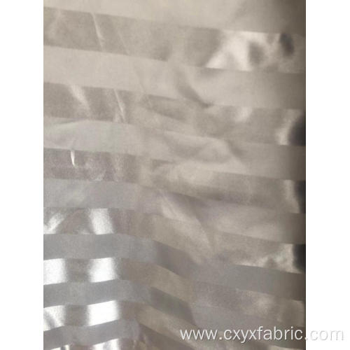 100% polyester satin stripe jacquard dobby fabric